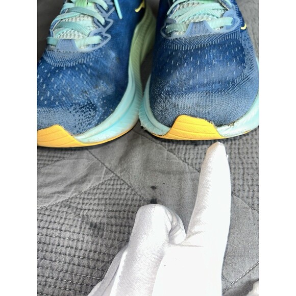 Hoka One One Men's Mach 6 Road Running Shoes Size 8.5D Dusk Shadow Blue/Green - Picture 8 of 12